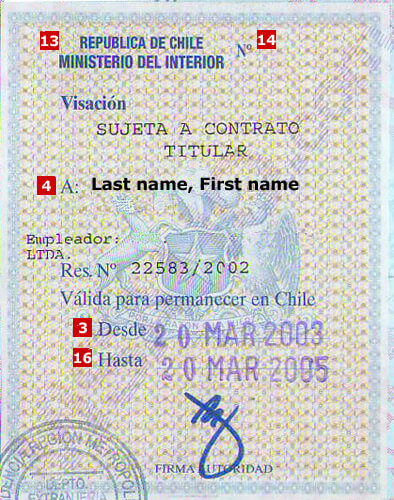 Chile Visa