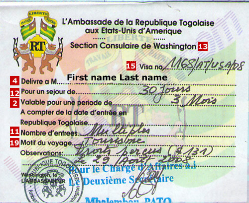 Togo Visa